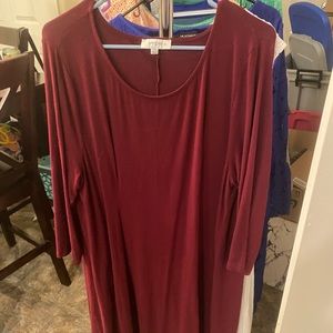 Maroon Umgee Tunic Dress